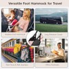 Foot Hammock for Plane Travel, Airplane Foot Hammock, Adjustable Foot