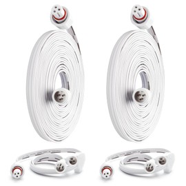 Y-Splitter for Gov-e Permanent Outdoor Lights Pro,1FT Y-Shaped Extension Cable 3Pin(1 Female to 2 Male) and 13Ft IP68 Extension Cable for Gove Pro(H705C/H706A/C),LemonLovely 2822，2 Packs