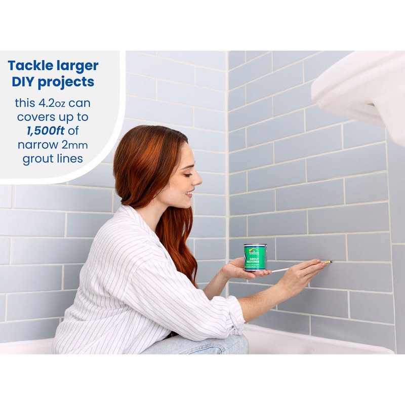 Grout Pen Cream Grout Paint: Waterproof Tile Paint Grout Refresh