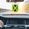 ZXvZYT 2 Pack National Car Window Flag (Jamaica)