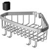 Fits Corner Shower Caddy Tension Pole Only: 1 Pack Stainless