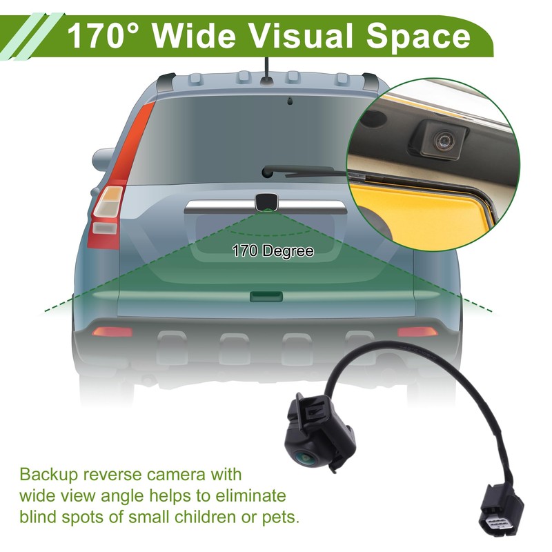 X AUTOHAUX Car Park Assist Camera Rear View Backup Reverse