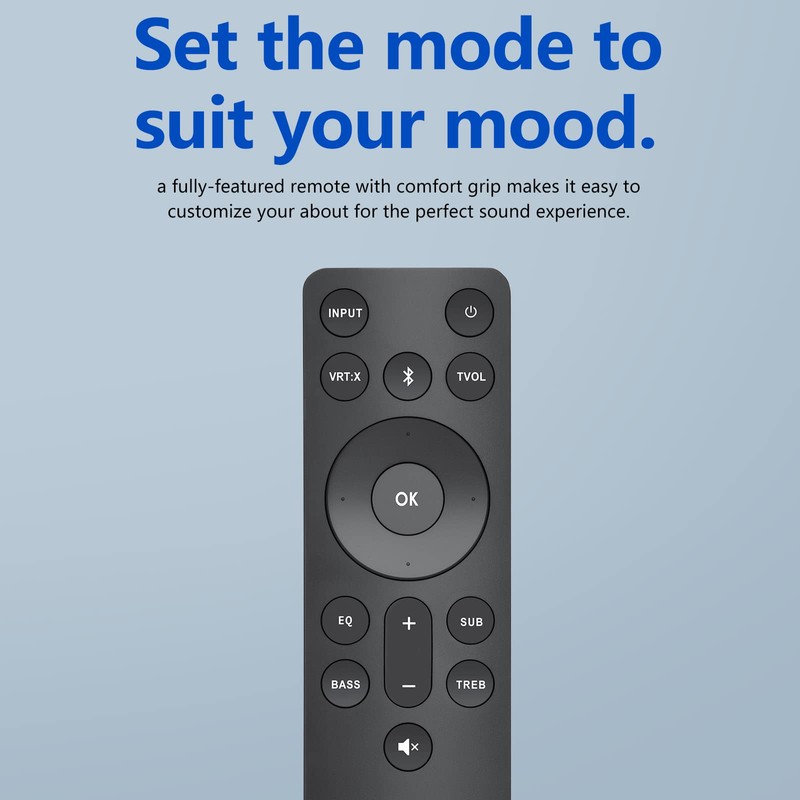 for VIZIO-Soundbar-Remote, Replacement for VIZIO 5.1/2.1 Home Theater Sound Bar，for
