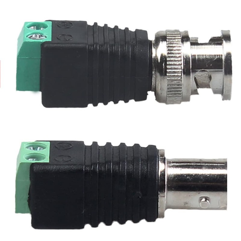 Greluma BNC Female Balun Plug and Camera Connection Adapter for