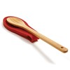 Norpro Red Silicone Spoon Rest, 3.25" x 10"