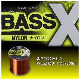 Daiwa BASS-X Nylon Line, 25 lb. (300 m), Assam Brown