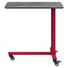 ACME Cargo Metal Base Accent Table with Wall Shelf and