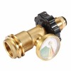 Propane Tank Gauge Adapter Level Indicator Universal Brass Fittings Convert