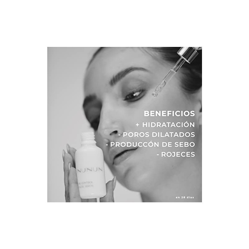Serum Facial Piel Grasa, Oil Control, NIACINAMIDA (vit B3), Noni,