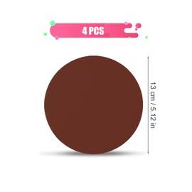 LUTER 4pcs Silicone Jar Opener Gripper Pads, Multi-function Jar Opener Kitchen Coasters Bottle Lid Openers for Arthritis Seniors Kids Women and Weak Hands (4 Colors: White, Gray, Pink, Brown)