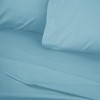 Premium Ranforce Single Fitted Sheet, 100% Cotton, Petrol Blue, 100