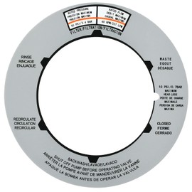 JYCJCF SPX0710G Label Plate Sticker Compatible with Multiport and Sand Filter Valves Fits SPX0710 Series multiport Valve Also fits pro and vl Series Sand Filter valves (5 Pack)