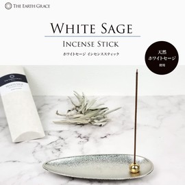 THE EARTH GRACE White Sage Incense Sticks, Approximately 30 Sticks for Incense, Incense, Purifying Incense Sticks