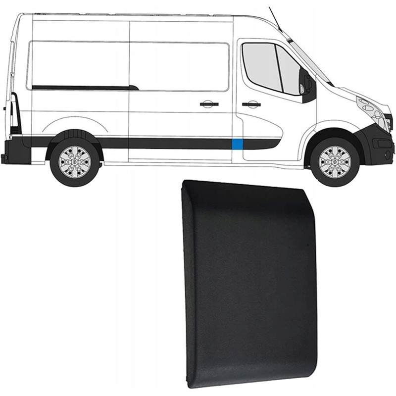 Trim Middle Panel Right Fits Renault Master 3, Vauxhall Movano