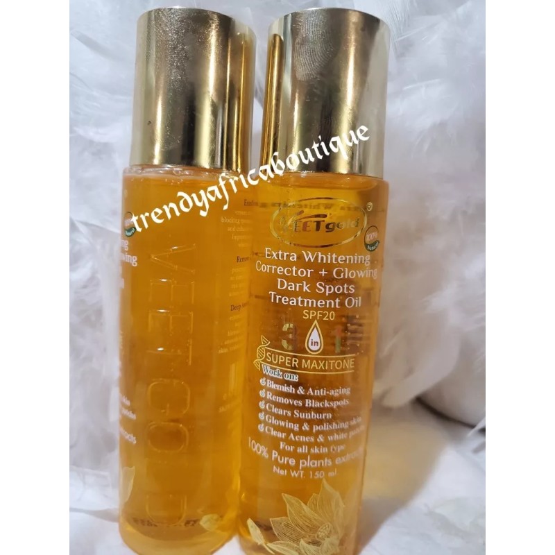 Veetgold dark spots treatment, & glowing oil super maxitone 150ml