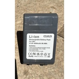 Unbranded Li-ion Rechargeable battery pack for Dyson D61 21.6 v 4000mAh 86.4 Wh.