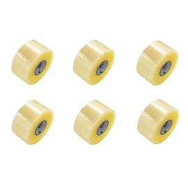 Kite 48mm x 150m Envirotape Clear Acrylic Packaging Tape – Eco-Friendly & Extra Long - Pack of 6 “(Note – It is not fit in regular tape dispenser)”