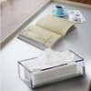Discoball Acrylic Tissue Box Cover Clear Tissue Holder Napkin Dispenser