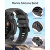 Miimall Rugged Band for Garmin Instinct 3 50mm Sport Strap,