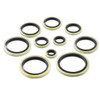 Glarks 180Pcs Dowty Bonded Seals Washers Assortment Set for Automotive,