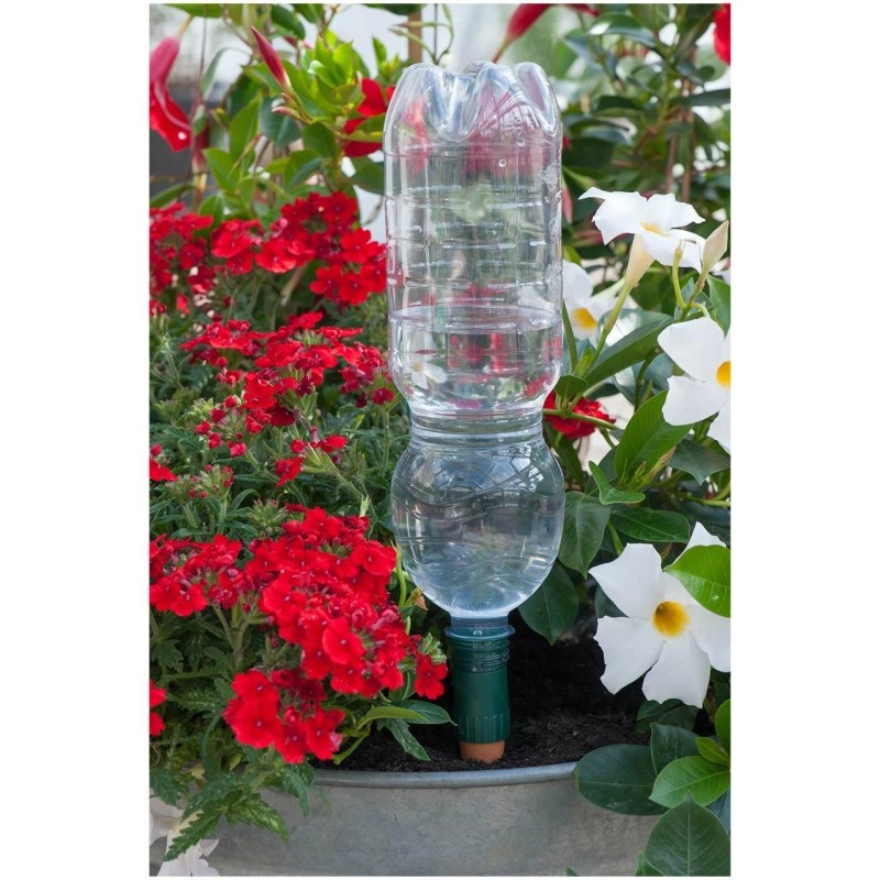 Blumat Bottle Adapter 6 Stakes - Automatic Self Watering Indoor/Outdoor