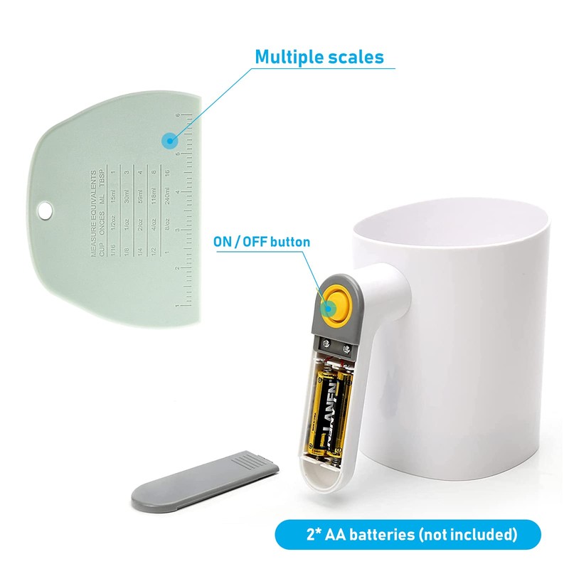 Electric Flour Sifter, Battery Operated Flour Sieve, Handheld Cooking Tool