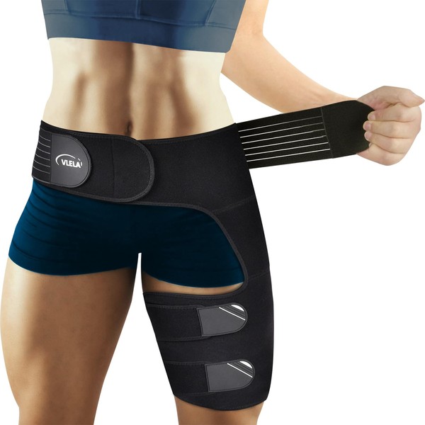 Hip Brace for Sciatica Pain Relief Devices ,Thigh Compression Wrap