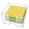 Acrylic Sticky Note Holder, Clear Acrylic Notepad Holder for 3"