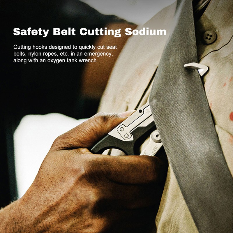 Paramedic Scissors with Compatible Holster 6 In 1 Multi-function Foldable