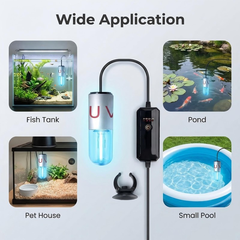 Aquarium UVC Clean Light Algae Clear Green Bloom Clean Fish