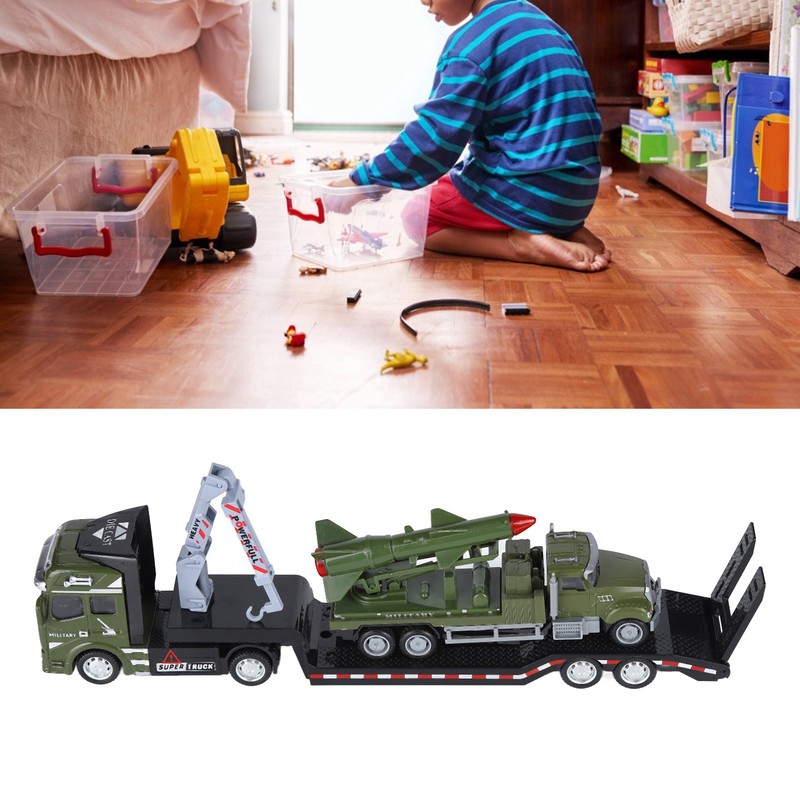 1:50 Tow Truck Toy Alloy Pull Back Car Highly Simulation