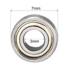 uxcell 683ZZ Ball Bearing 3mm x 7mm x 3mm Double