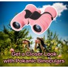 Pokanic Binoculars Kids 8 x 21 High Resolution Adjustable Light