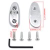 HASkulle Motorcycle Parts Mirror Block Accessories Brackets Off Base Plates