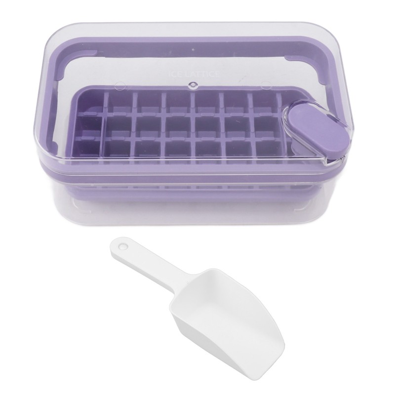 Easy Release Ice Cube Tray Plastic 32 Grids Ice Tray