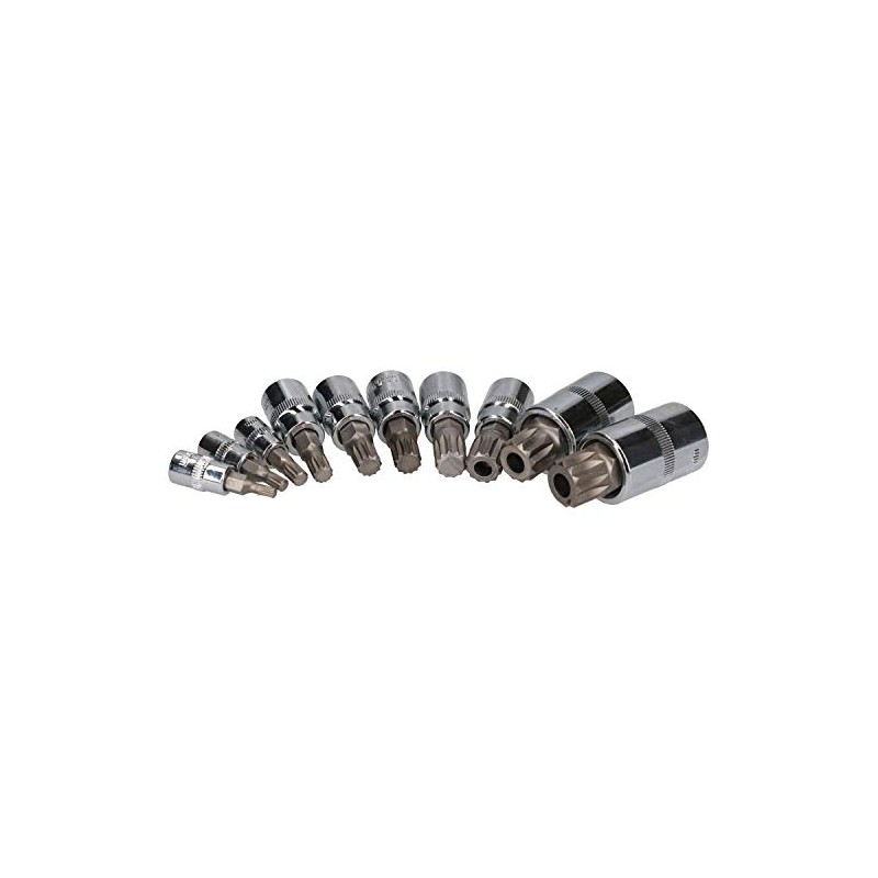 Triple Square Spline and Tamperproof Sockets 1/4" 3/8" and 1/2"