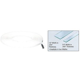 CRL 1/4" x .040" Transparent Acrylic Very Hi-Bond Adhesive Tape - 36 ft Roll