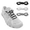 NDTEZUGT 3 Pairs Elastic No Tie Shoe Laces, Stretch Round