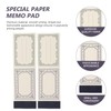 Operitacx 2pcs Notebook Writing Memo Pad Portable Note Pads Schedules