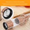 Pepper Mill Professional Refillable Ceramic Rotor Coarseness Adjustable Manual Pepper