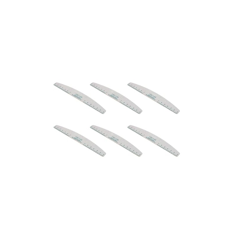 ZJchao 50 Limas de Uñas de Grano 150/150, Limas de