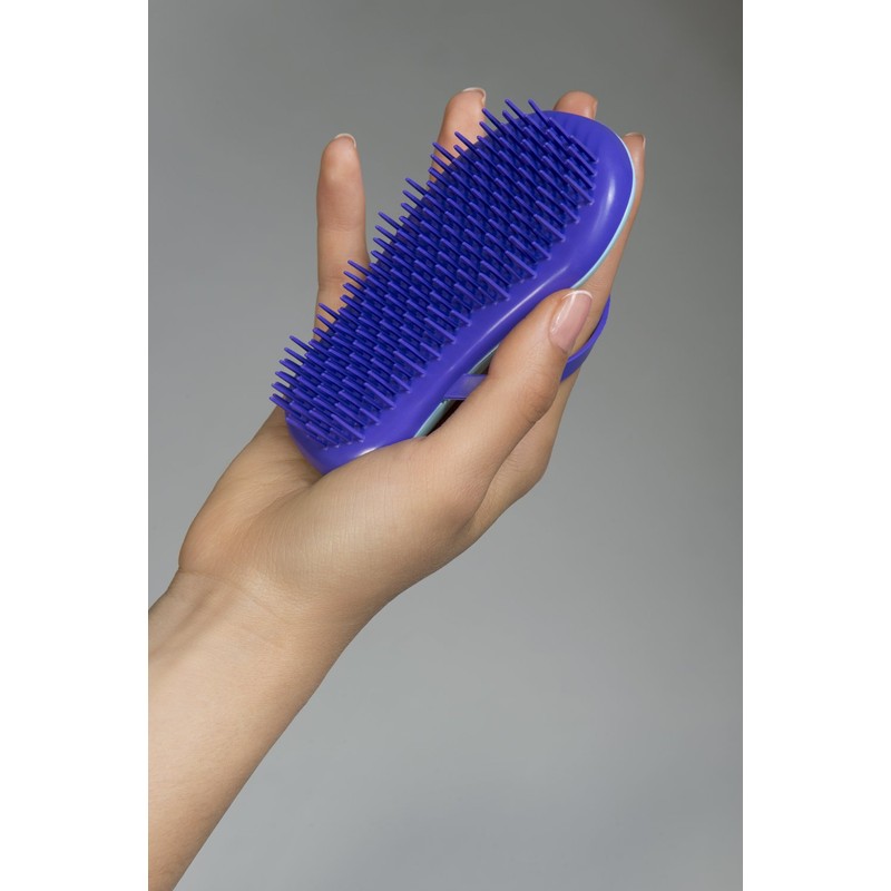Sohyo Flip Flop Glossy Black Detangler Brush for Wavy Thick