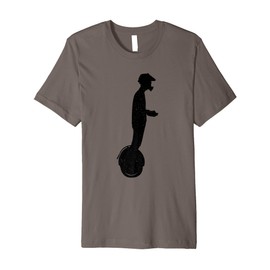 Funny Monowheel Design For Men Women Electric Unicycle EUC Premium T-Shirt