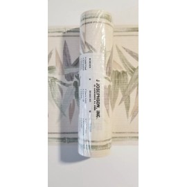 J Josephson Pointed Leaves Beige Wallpaper Border by J Josephson Inc.