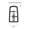 Finest-Folia GmbH Leather Key Case VC Black/Red, Conventional key system