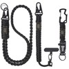 YIWUBAI Heavy Duty Braided Paracord Lanyard for ID Badges,EDC Tether