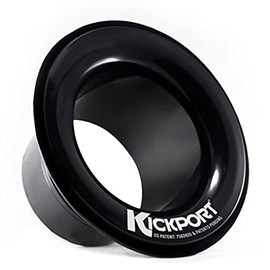 KickPort 4" Bass Drum Sound Hole - Black KP1BL