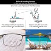 Bifocal Reading Glasses for Men Blue Light Blocking Computer Readers
