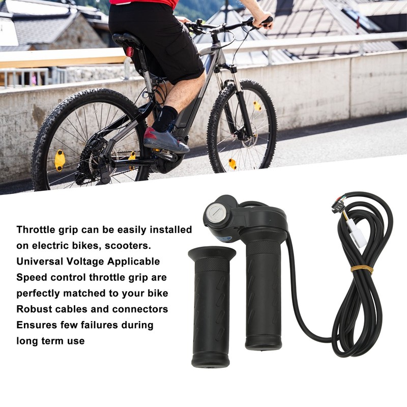 Electric Bike Scooters Twist Throttle Grip 5 Wires Bike Modified