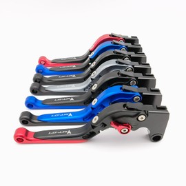 Generic Replacement for Yamaha MT-07 FZ-07 MT 07 FZ07 MT07 FZ 07 2014-2023 Motorcycle CNC Adjustable Folding Extendable Brake Clutch Levers Handle (Black `Black)